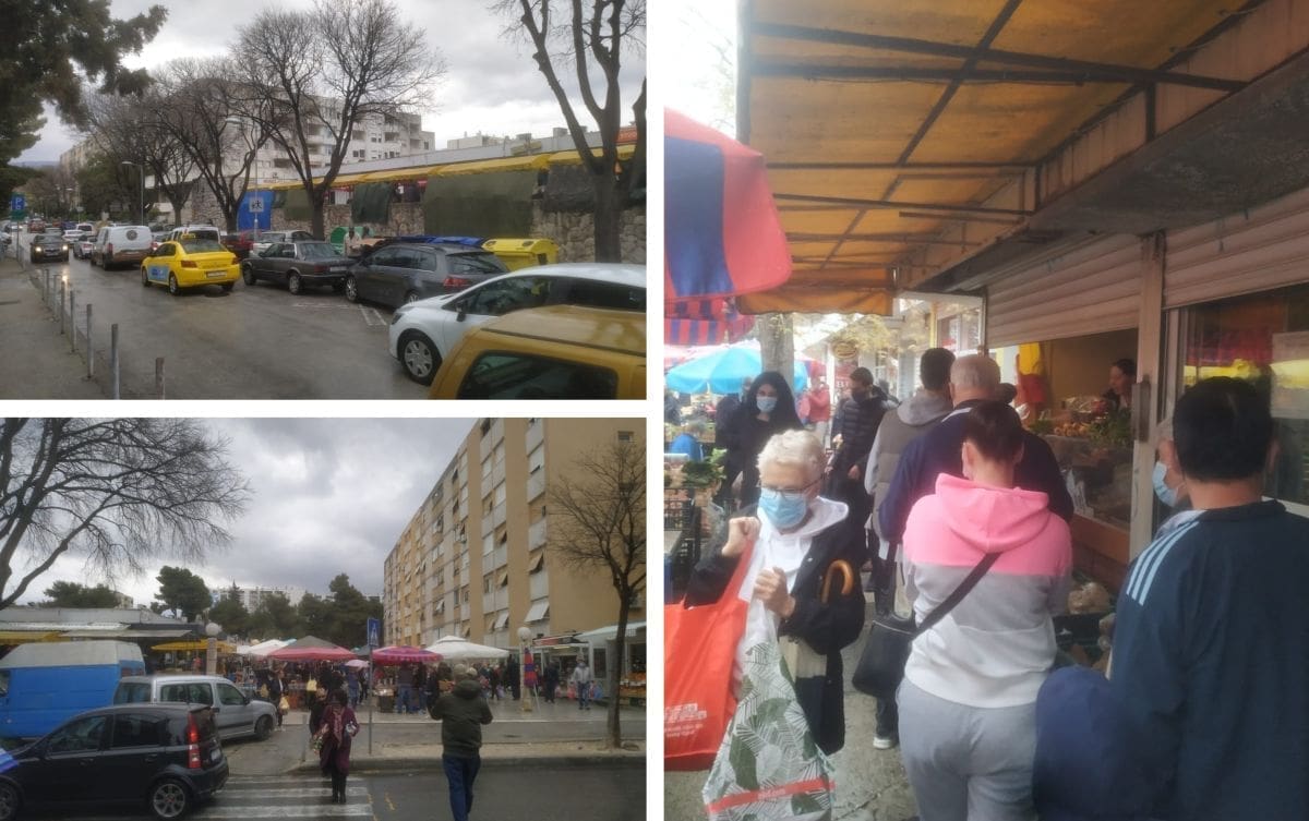 KRKLJANAC NA PLOKITAMA Pazarić je i danas prepun, čini se da su mnogi ostavili blagdansku kupovinu za zadnji tren