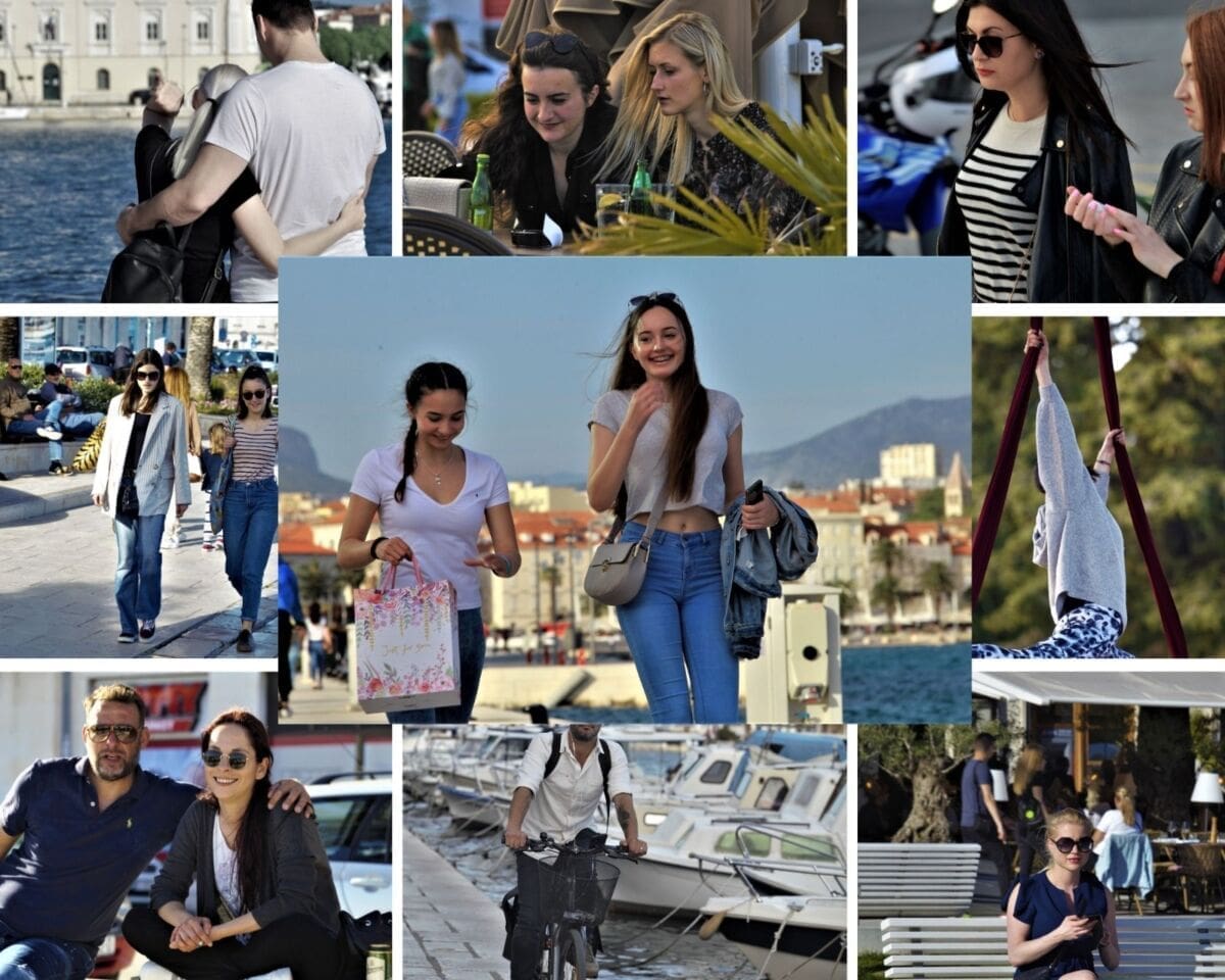 LJETO NAM SE VRATILO? Lijepe Splićanke privlačile poglede u trendi kombinacijama. A na Rivi je i ljubav "procvitala"...