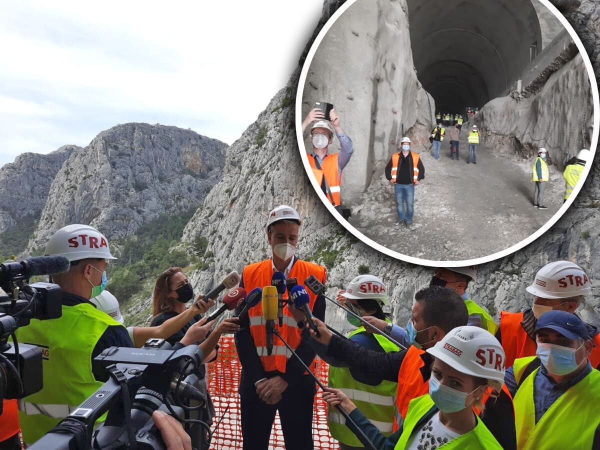 PROBIJEN TUNEL KOMORJAK IZNAD OMIŠA "Ovo će rasteretiti magistralu"
