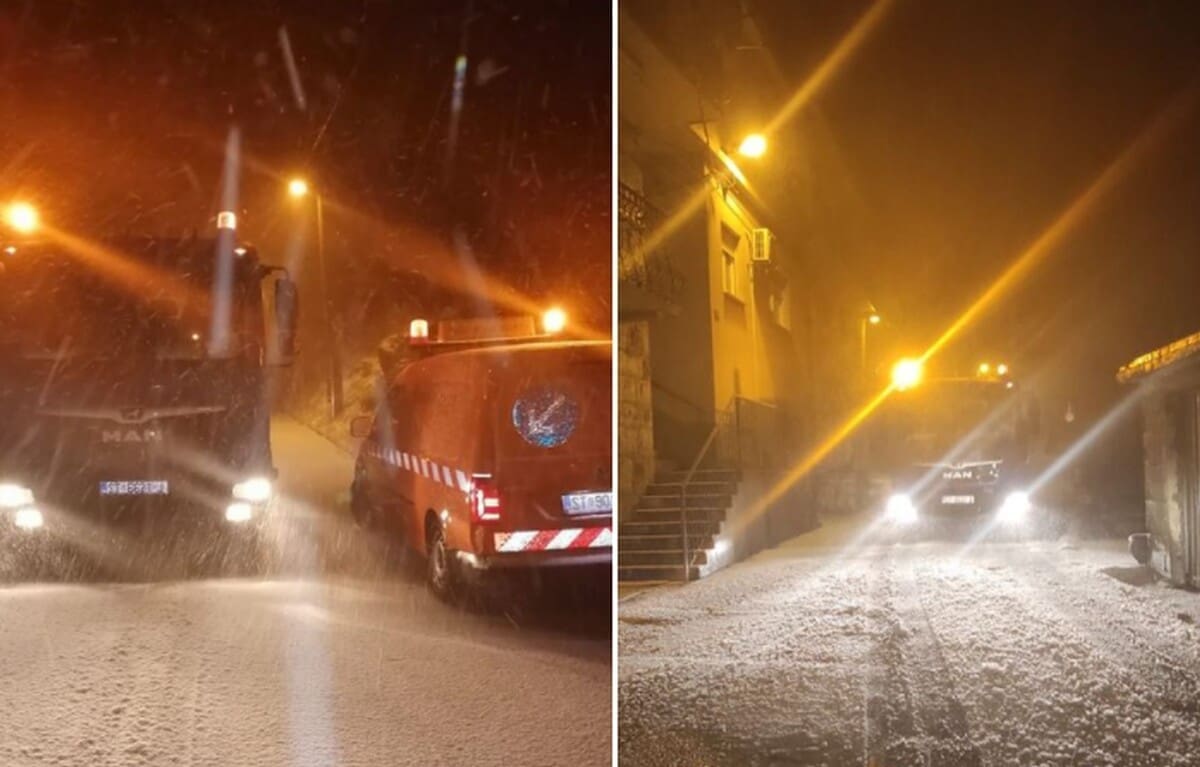 ZIMSKA AKCIJA U SPLITU Grad Split: "Posipanje solju u tijeku je i na užem području grada"