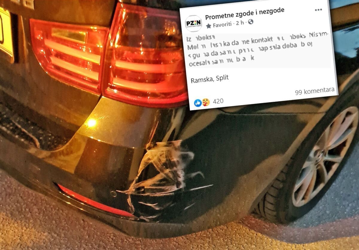 JOŠ IMA DOBRIH LJUDI Ono što je učinila Splićanka nakon nezgode, oduševilo je društvene mreže