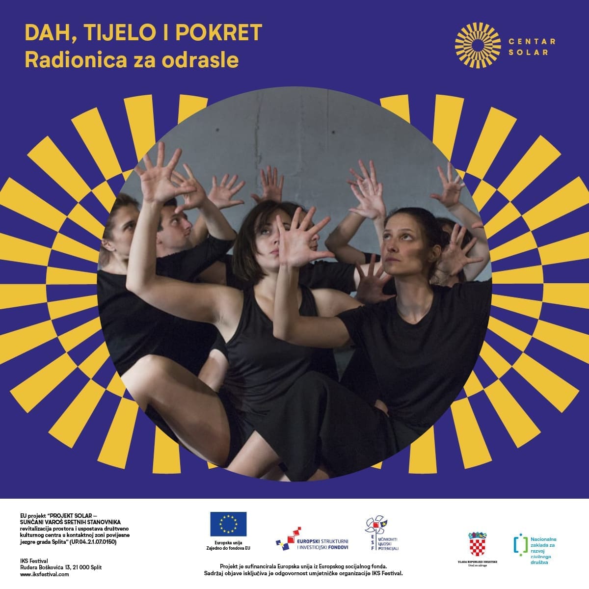 PROJEKT SOLAR Program u društveno kulturnom centru Solar u lipnju, dođite u Ban Mladenovu 9!