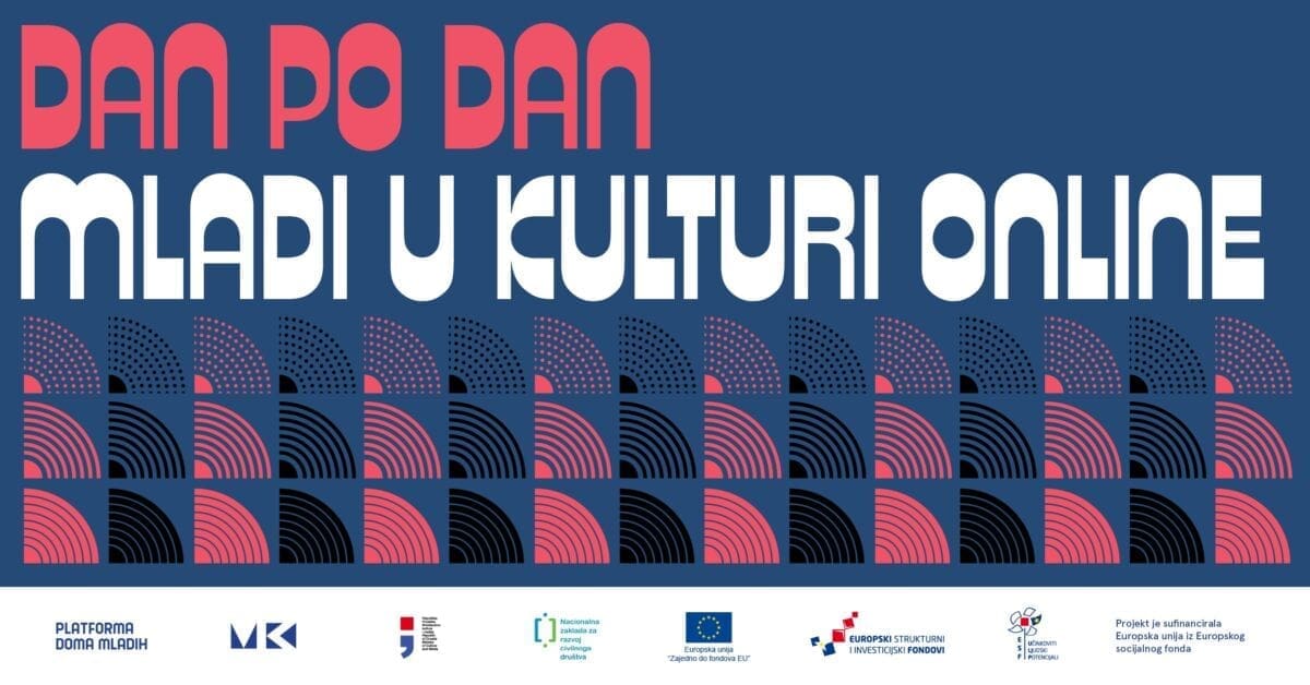 Predstavljen novi projekt Dan po dan – mladi u kulturi online