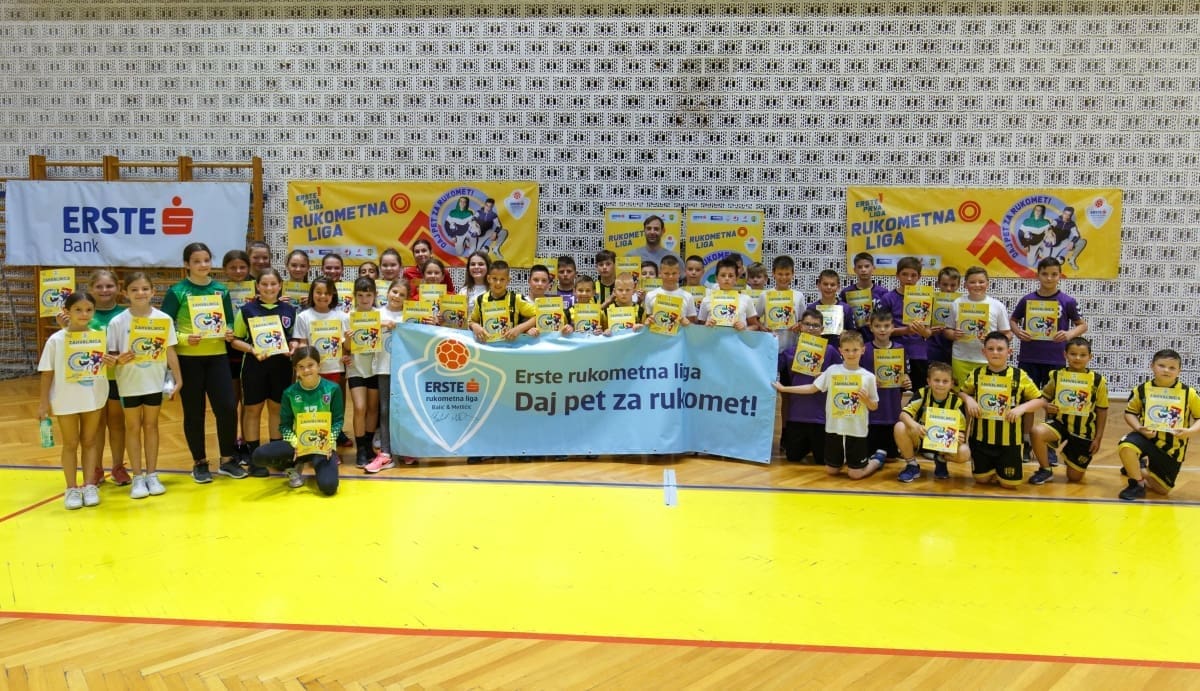 Gripe: Preko 200 splitskih učenika sudjelovalo u "Erste rukometnoj ligi"
