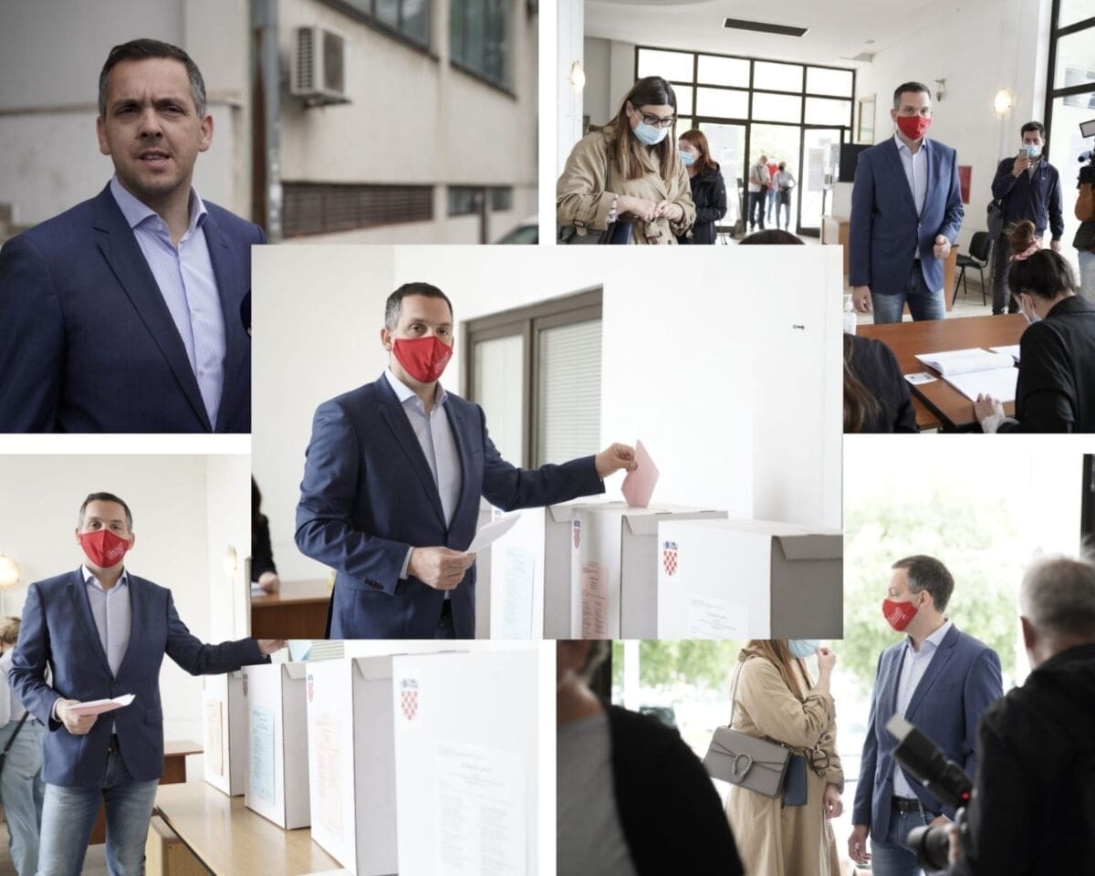 Ante Franić izašao na biralište: "Idemo svi skupa, lijevi i desni i centar, pogurati naš Split"