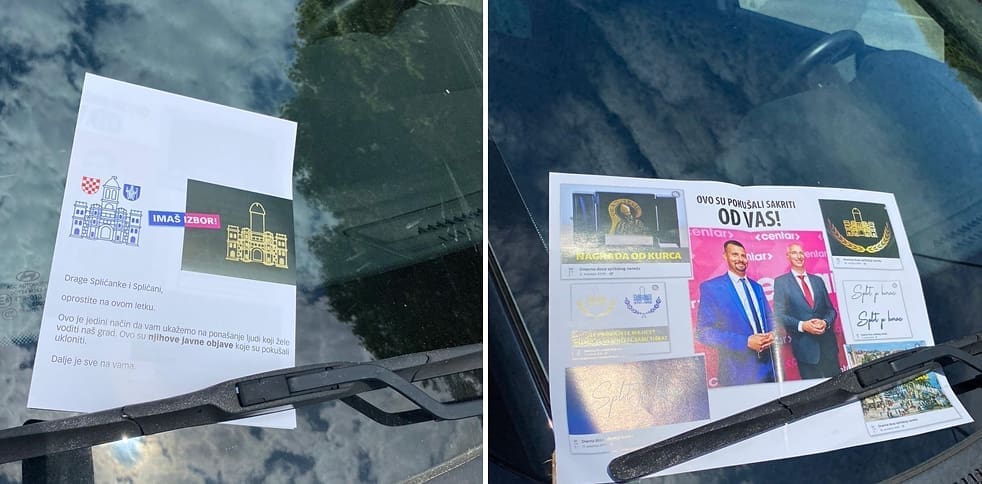 JESTE LI PRONAŠLI OVAJ LETAK? Splitski HDZ građanima poslao poruku: "Otkriva se prava strana kandidata"