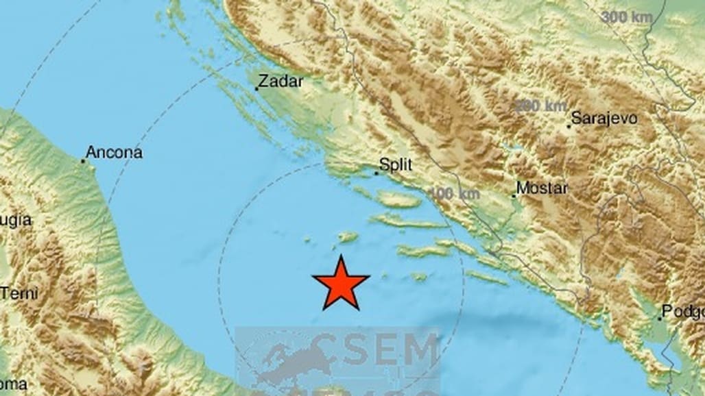 NOVI POTRES U JADRANU Osjetili ga otočani, donosimo sve detalje