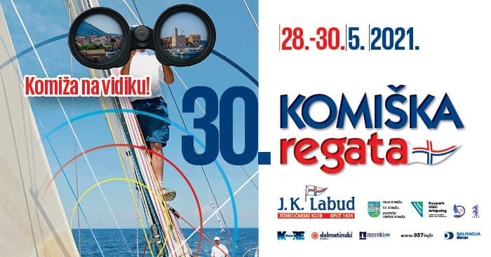 NAJAVLJUJEMO VAM 30. KOMIŠKU REGATU Krenite na zajednički start za rutu na otvorenu pučinu