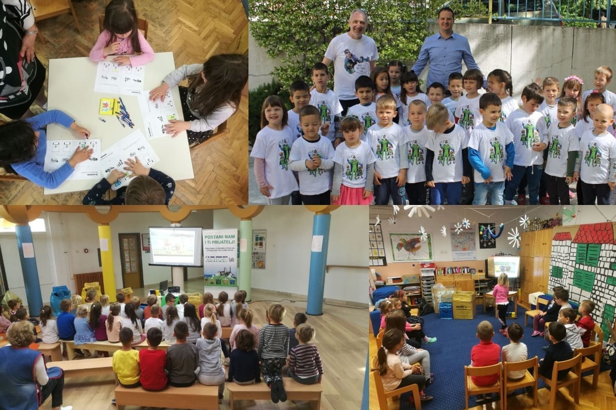 ZAVRŠEN VELIKI PROJEKT U VRTIĆIMA GRADA SPLITA Održane radionice na temu odvajanja otpada na kućnom pragu