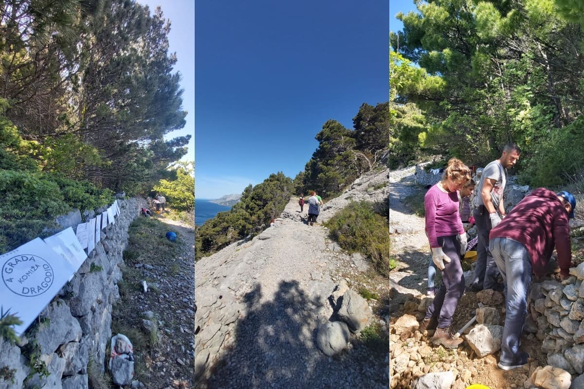 SANIRANA "NAPOLEONOVA CESTA": Predivan vidikovac te remek djelo suhogradnje iznad Brela