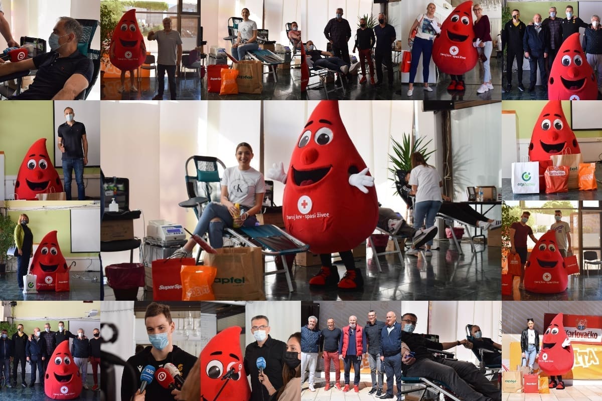 10. JUBILARNA AKCIJA DARIVANJA KRVI U organizaciji Crvenog Križa i splitskih sportskih novinara "4N"