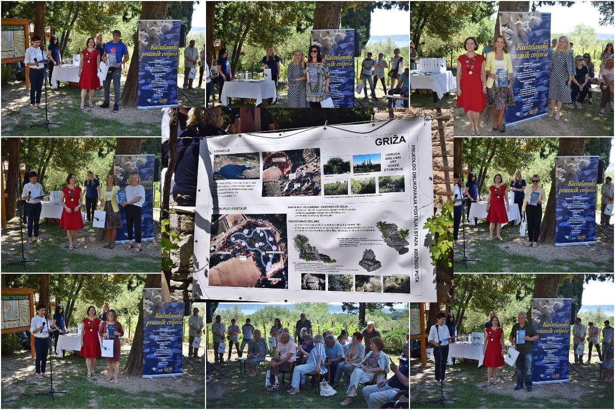 ODRŽANA PODJELA PRIZNANJA U VRTU GOSPE STOMORIJE: "Jubilarni kaštelanski praznik cvijeća u posebnim uvjetima"