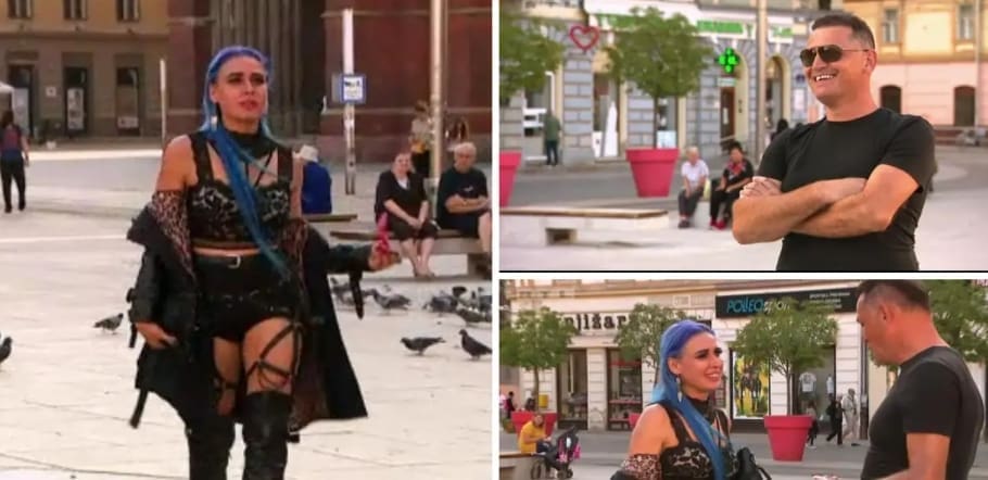 OLJA ŠOKIRALA DRAGANA Nasred trga skinula se u seksi odjeću s remenjem. Nakon toga se dogodilo iznenađenje