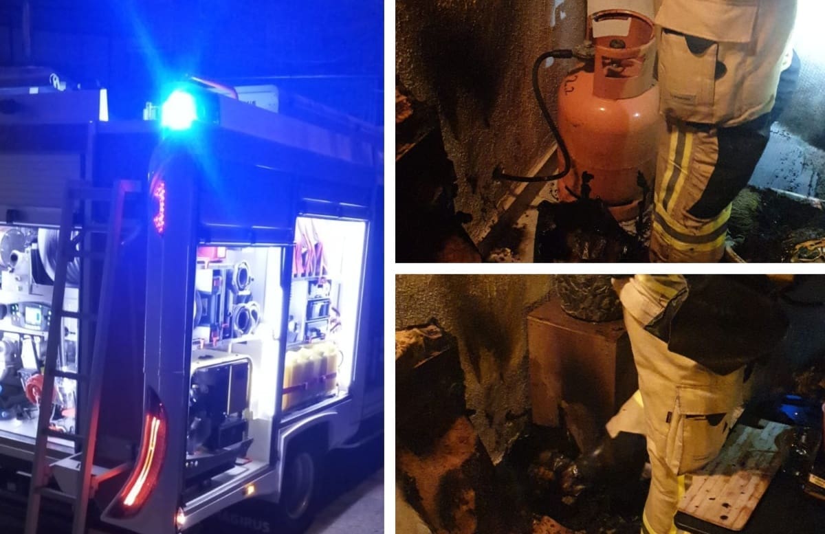 POŽAR NA VISOKOJ Šest vatrogasaca na intervenciji požara u stanu, plinska boca srećom nije eksplodirala