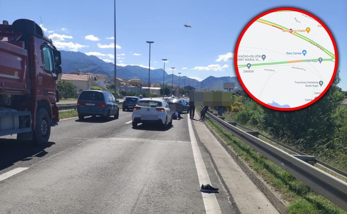 DVIJE PROMETNE U KAŠTELIMA Sudar motora i auta u Sućurcu: Motorist hitno prebačen u splitsku bolnicu