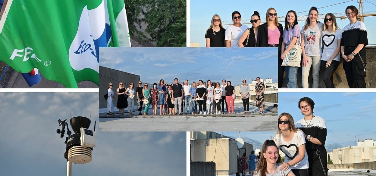 SPLITSKA EKONOMSKA ŠKOLA PODIGLA ZELENU ZASTAVU "Iako nam je poduzetništvo bitno, učimo svoje učenike da nije sve u novcu"