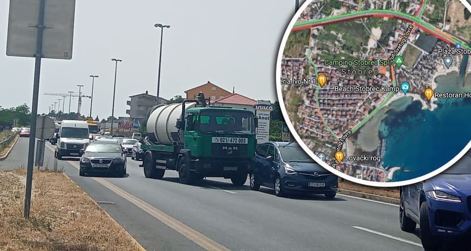 STVARAJU SE VELIKE GUŽVE Kolone na izlazu iz Splita, najgore je niz Sirobuju