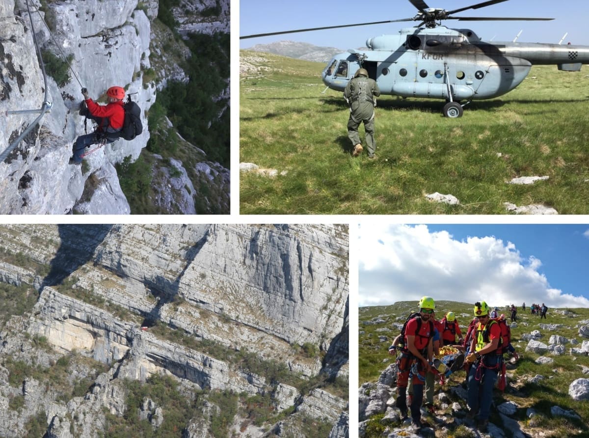 Vrlo zahtjevna akcija spašavanja na Dinari: Vjetar stvarao probleme helikopteru