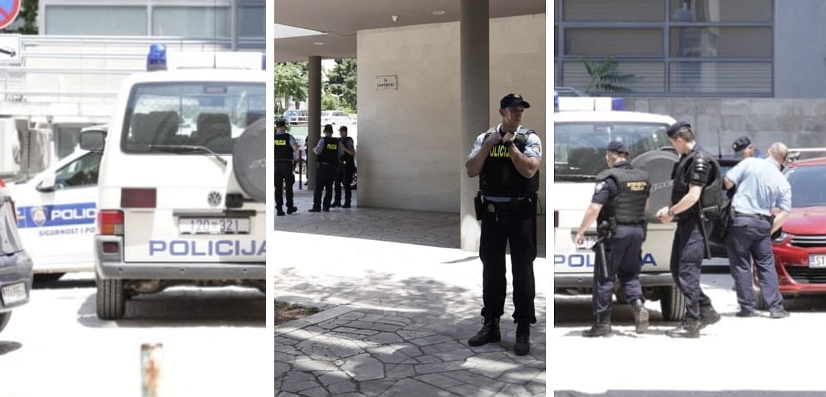 SPECIJALCI OKO ZGRADE SOCIJALNOG U SPLITU "Vidno uznemireni muškarac je zvao djelatnike Centra, pozvana je policija"