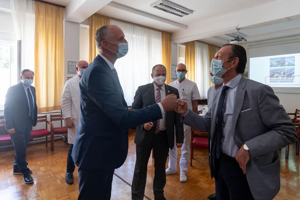 Puljak sa zamjenicima posjetio bolnicu, vatrogasce, Sveučilište i Civilnu zaštitu