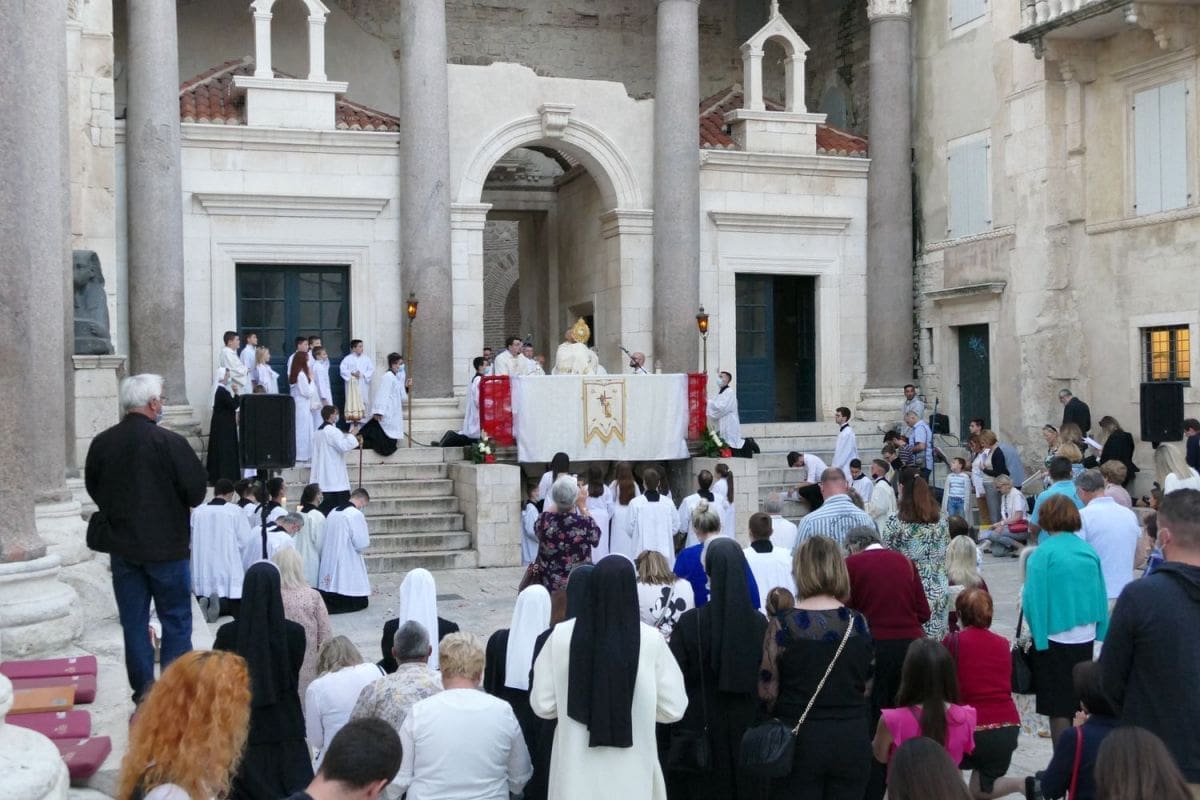 Proslavljena svetkovina Tijelova u splitskoj katedrali