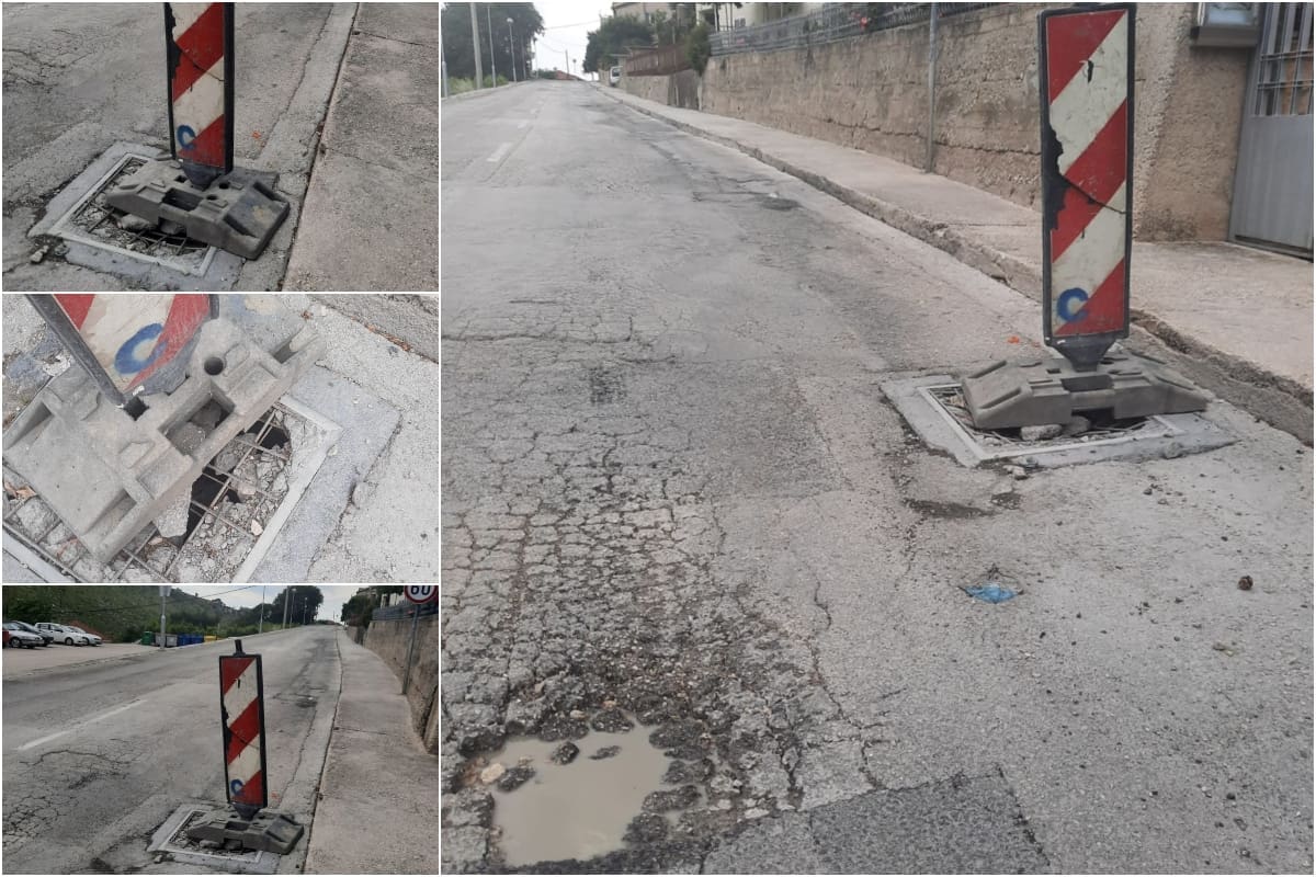 NI IZBORI NISU POMOGLI Oštećeni šaht već mjesecima prijeti vozačima na istoku Splita