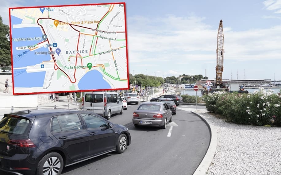 TOTALNI KOLAPS U TRAJEKTNOJ LUCI SPLIT Jelena Ivulić: "Velik je pritisak vozila, svi se trudimo koliko možemo"