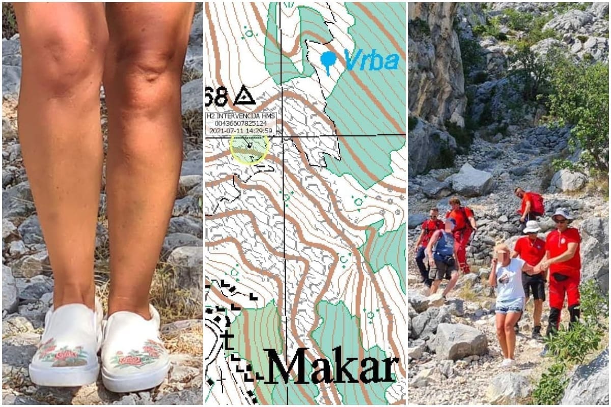 IMALA JE PUNO SREĆE! HGSS Makarska spasio planinarku koja je bila dehidrirana i iznemogla