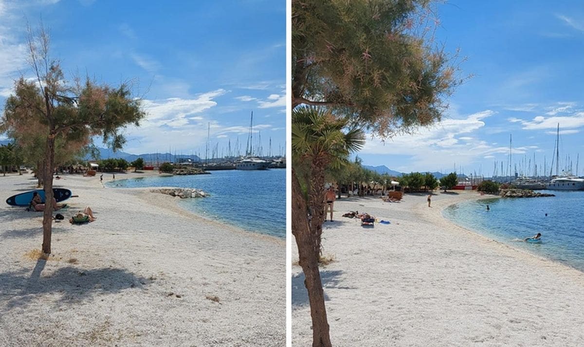 NAKON KATASTROFALNOG POŽARA Plaža Kamp u Kaštelima očišćena je i sigurna za kupače