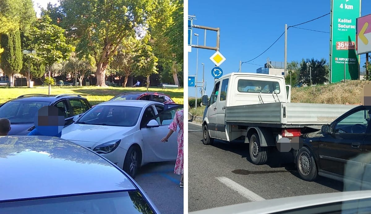 VOZAČI, OPREZ! Sudari u Splitu kod parka Emanuela Vidovića i u Solinu u rotoru