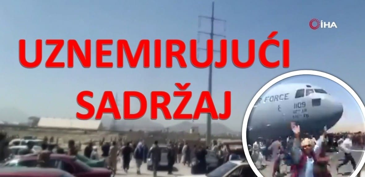 UZNEMIRUJUĆI SADRŽAJ Očajnički bijeg iz Afganistana: Ljudi padaju iz aviona u letu, djeca preskaču bodljikavu žicu