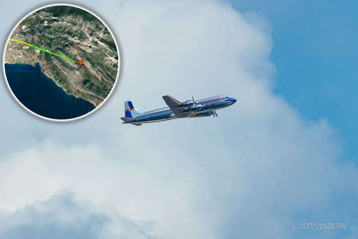 Bio je vrlo bučan i nisko je letio: Iznad Splita preletio Red Bullov zrakoplov koji je godinama koristio Tito