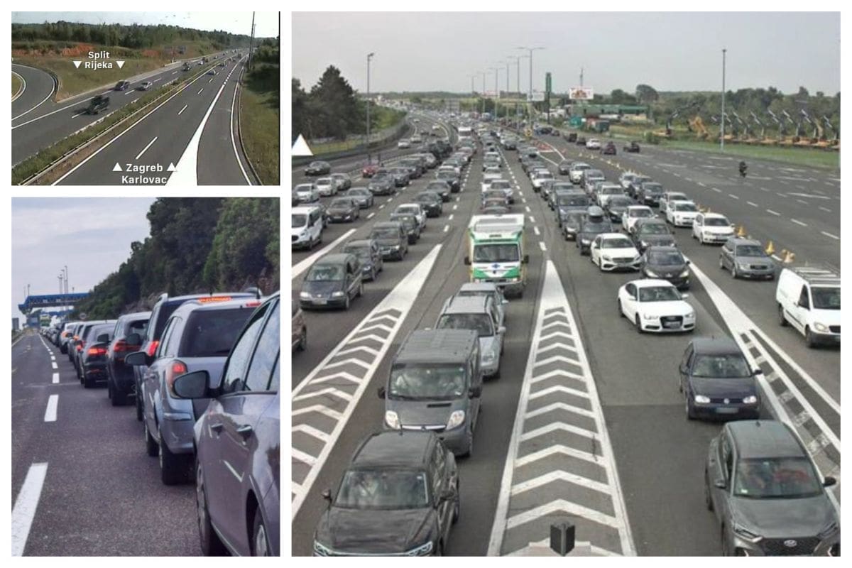 GUŽVE OD RANOG JUTRA Kolone na A1 prema moru i na granicama. Pogledajte gdje su najveće