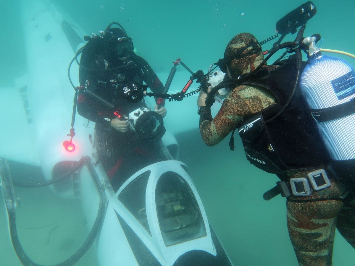 NOVA RONILAČKA ATRAKCIJA: U blizini Rogoznice potopljen avion