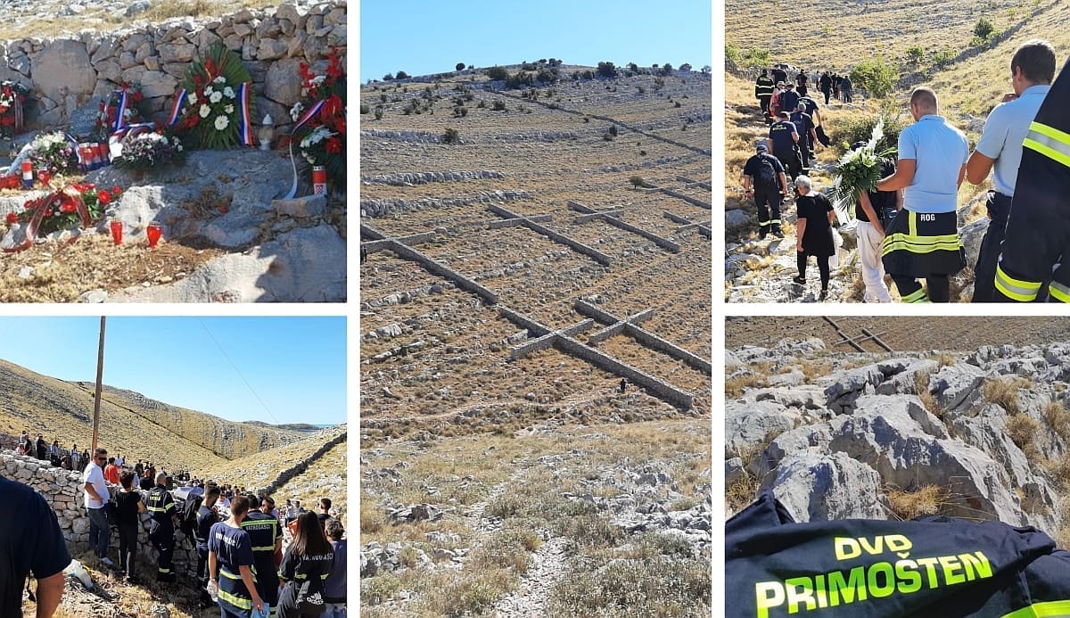 KORNATI 14 GODINA POSLIJE Vatrogasci iz cijele Hrvatske se prisjetili stradalih kolega. Počast im dali i njemački vatrogasci