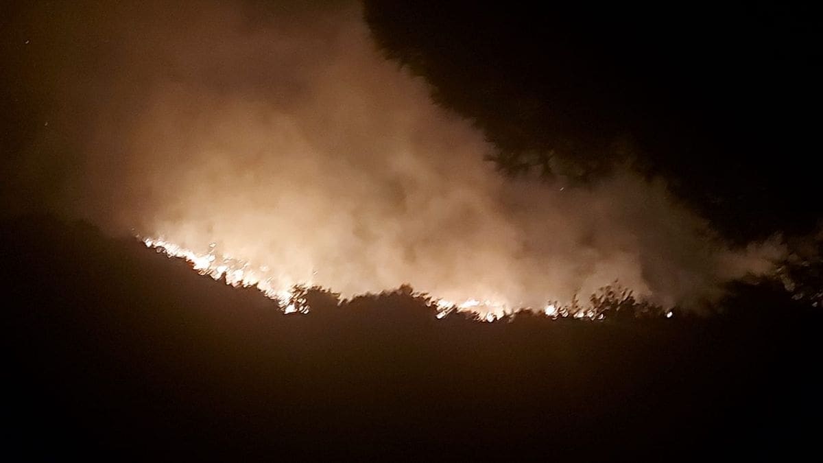 Nešto prije 2 sata iza ponoći planuo požar na području Rudina!