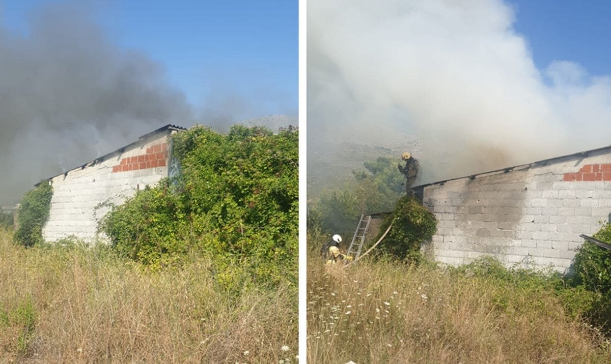PLANULO SKLADIŠTE NA ISTOKU SPLITA Više splitskih vatrogasaca je na terenu, evo detalja