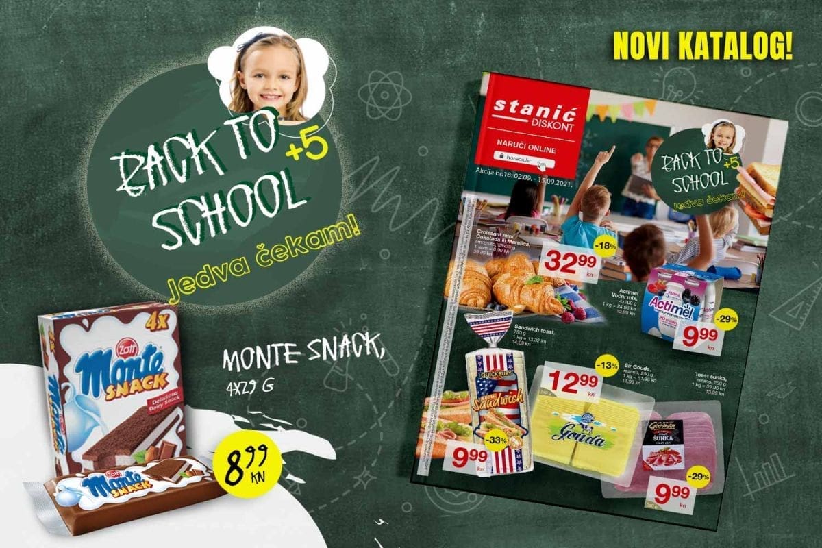 NOVA BACK TO SCHOOL AKCIJA DISKONTA STANIĆ