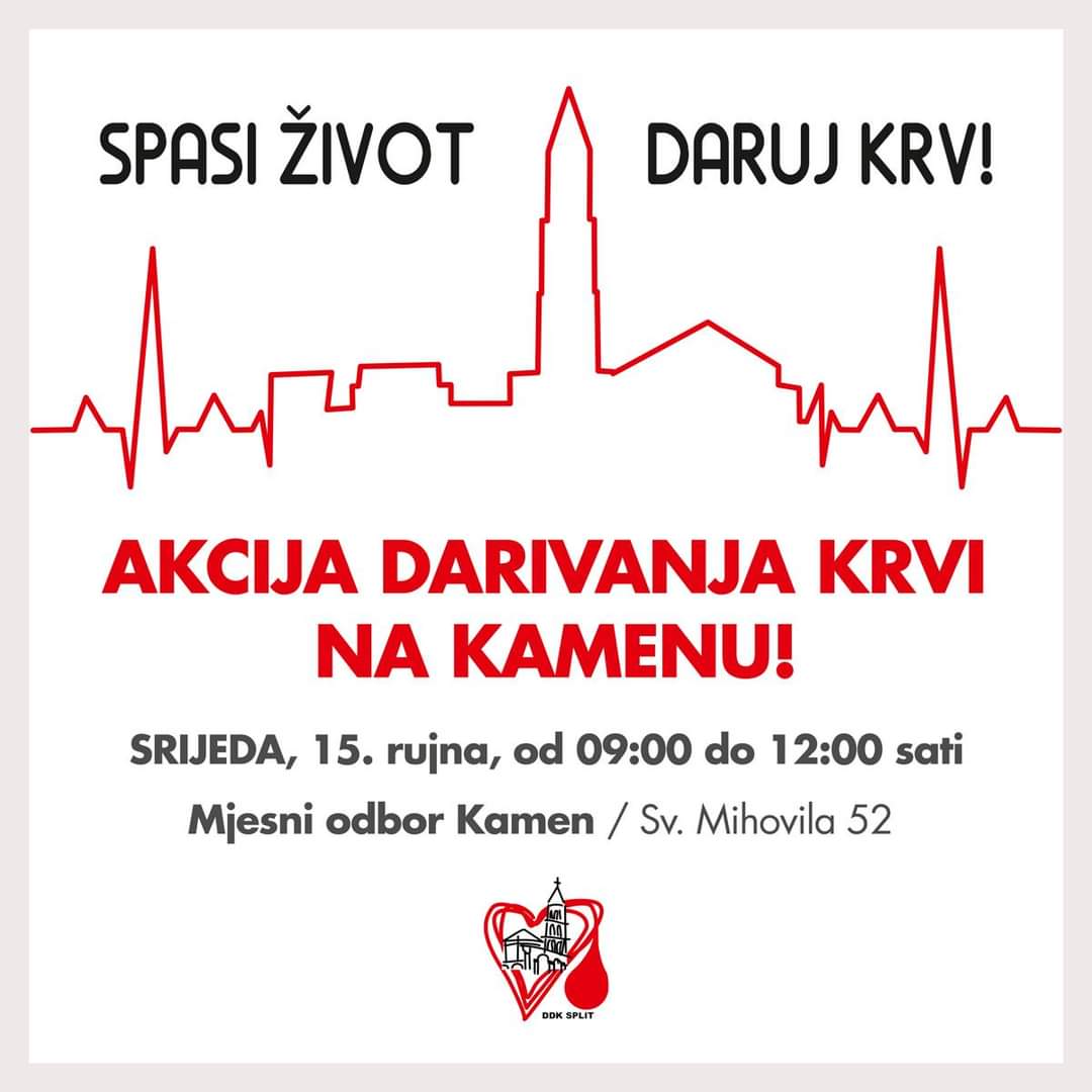 𝐀𝐊𝐂𝐈𝐉𝐀 𝐃𝐀𝐑𝐈𝐕𝐀𝐍𝐉𝐀 𝐊𝐑𝐕𝐈 𝐍𝐀 𝐊𝐀𝐌𝐄𝐍𝐔 Spasi život, daruj krv
