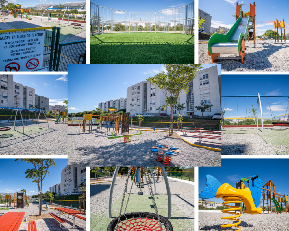 RADOST ZA DJECU Završeni radovi na novom dječjem igralištu na Kocunaru