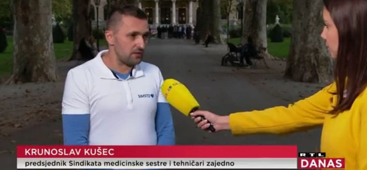 Predsjednik Sindikata medicinskih sestara/tehničara: "Nismo za covid potvrde, jer i cijepljeni mogu prenijeti koronu"