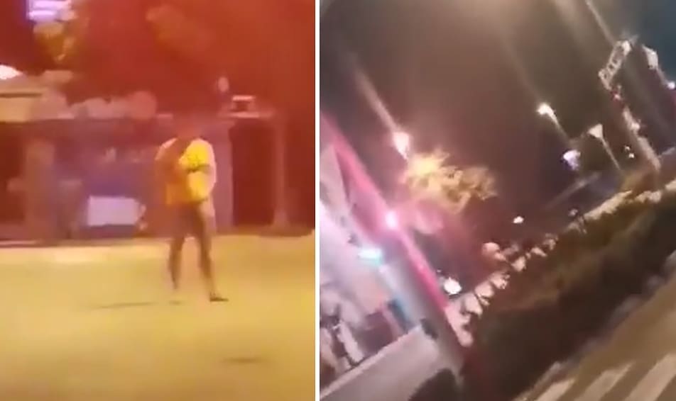 JEZIV PRIZOR U SPLITU Čovjek potpuno pijan tetura u centru grada, vozači ga zaobilaze: "Bojao sam se da će poginuti"