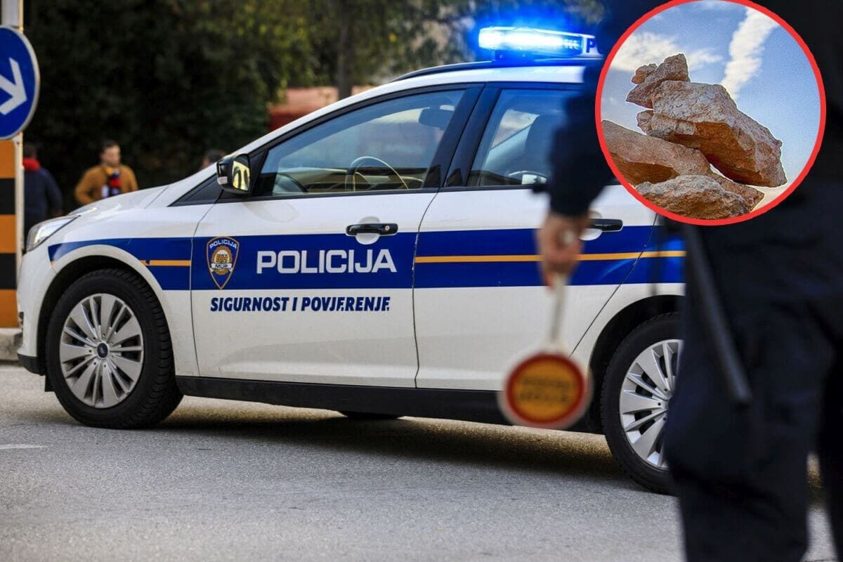 NESREĆA NA IZLAZU IZ SPLITA Kamion udario u nadvožnjak, veliki komad betona oštetio automobil