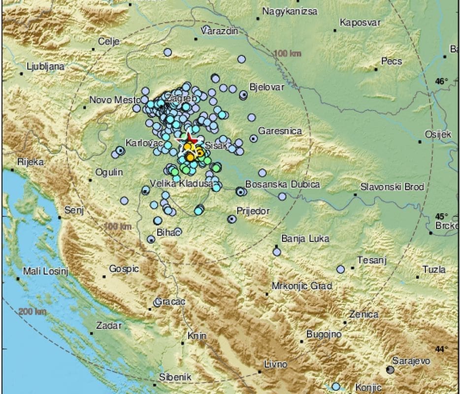 NOVI PRILIČNO SNAŽAN POTRES U HRVATSKOJ "Bilo je baš jako, probudilo nas. Drmalo je desetak sekundi"