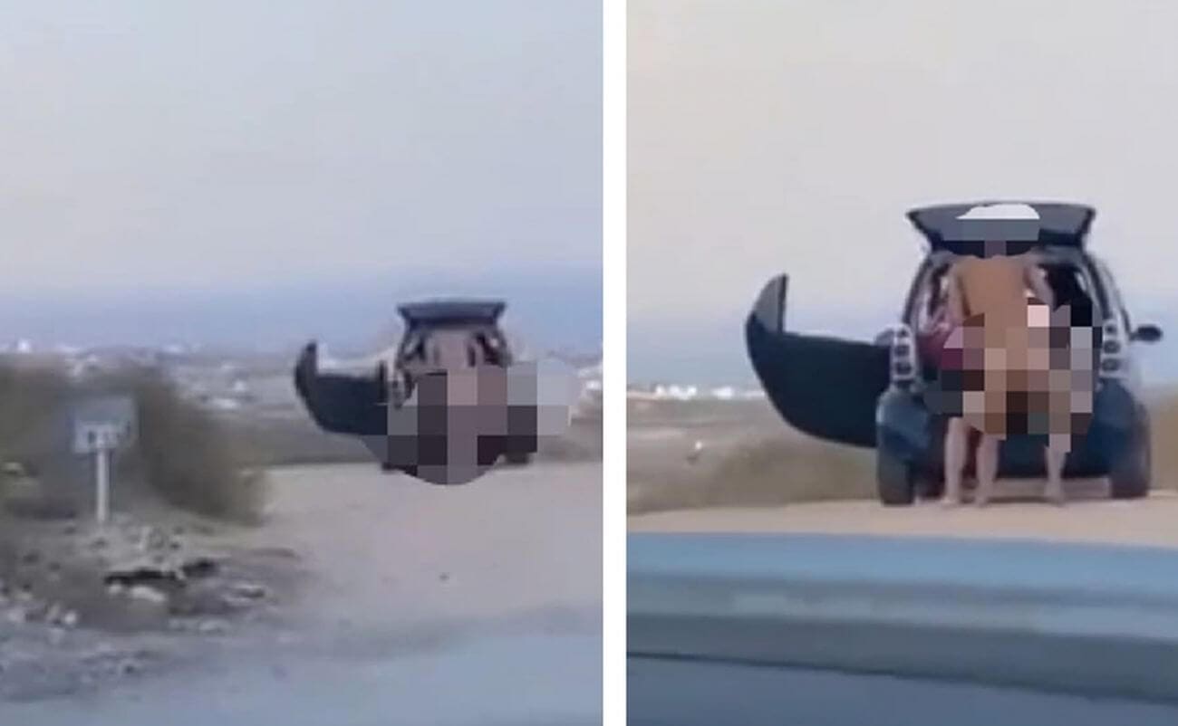 NEVJEROJATNI PRIZOR IZ DALMACIJE Par se tik uz prometnicu dao 18+ aktivnostima, ništa ih nije omelo