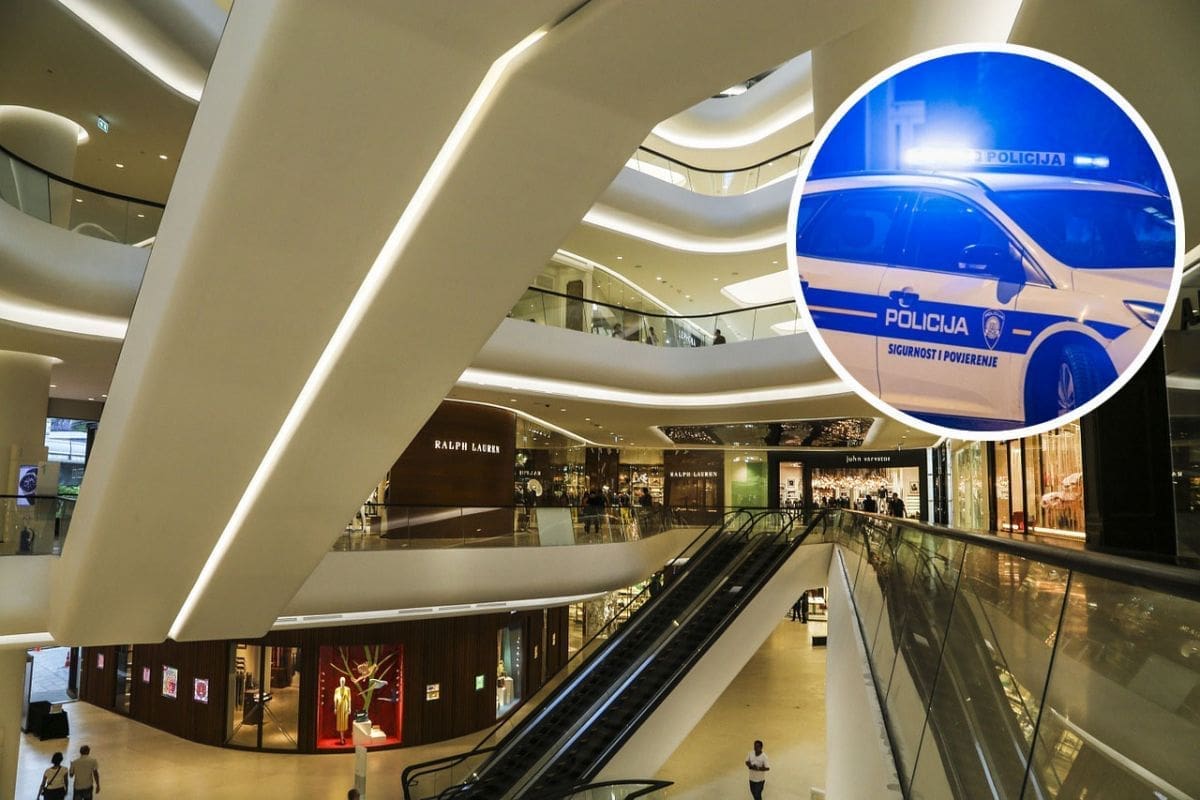 KRAĐA U TRGOVAČKOM CENTRU S ukradenim stvarima prošao pored blagajne, pa odgurnuo djelatnicu i pobjegao
