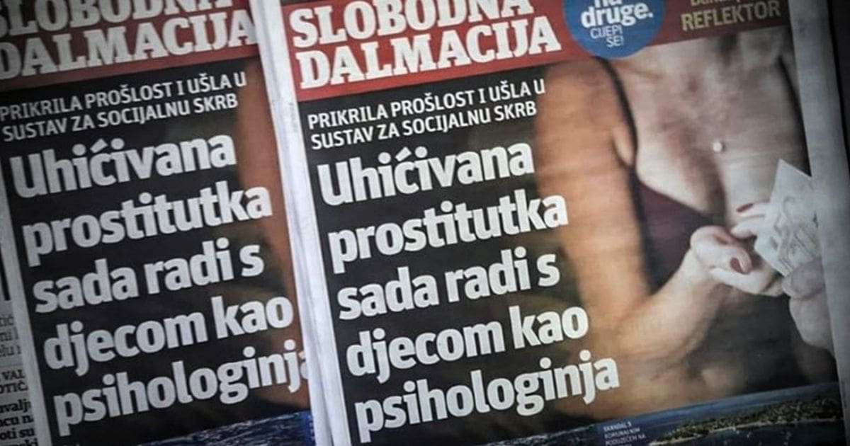 ZBOG ČLANKA O EX PROSTITUTKI Novinari Slobodne Dalmacije traže neopozivu ostavku glavne urednice