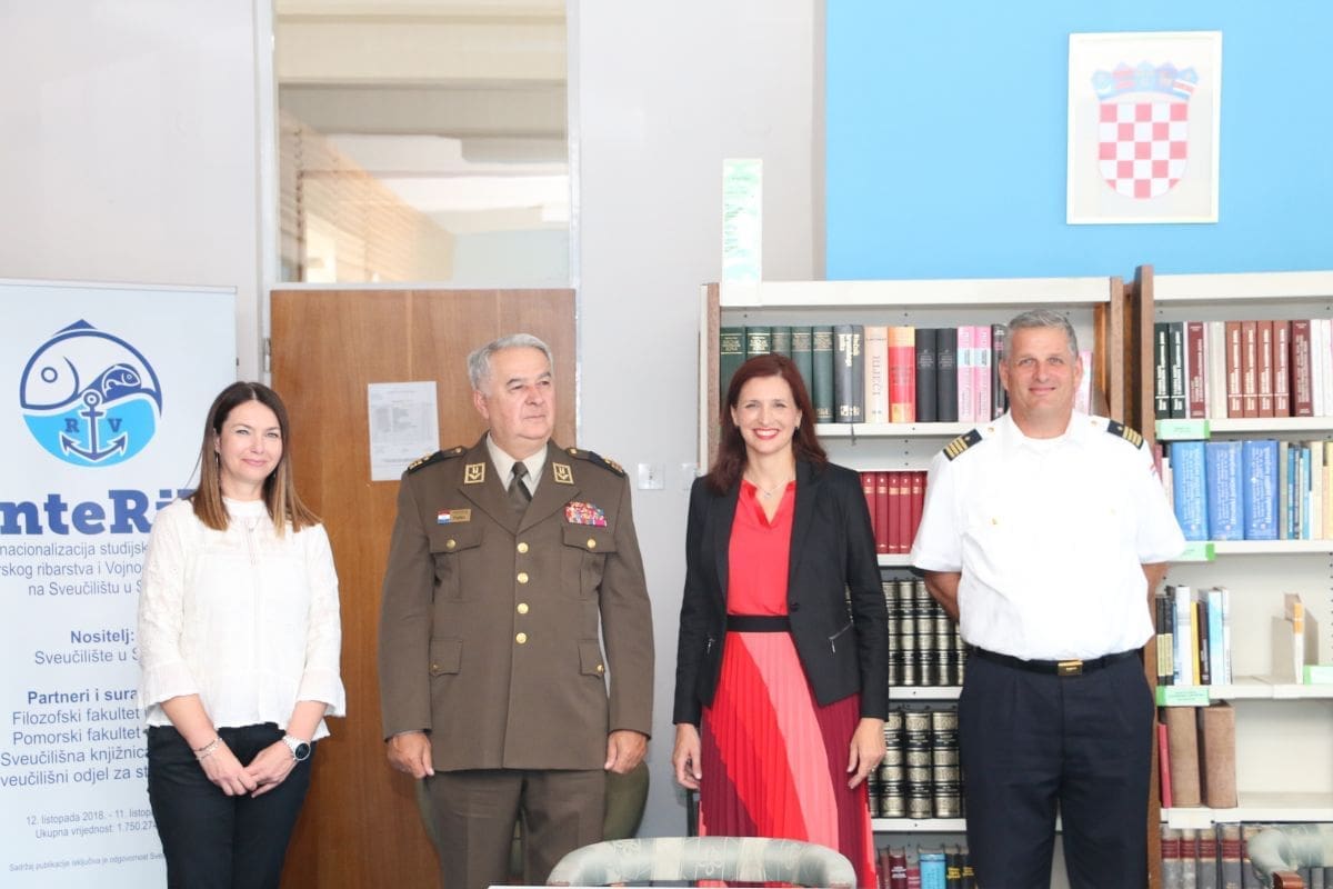 Katedri pomorskih operacija HVU "Dr. Franjo Tuđman" dodijeljen certifikat ISO