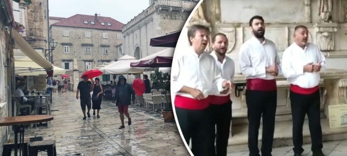 VIDEO Nevrijeme zahvatilo velik dio Jadrana, lokalno ekstremne količine kiše. Ovu trogirsku klapu ništa nije omelo, pa ni neverin