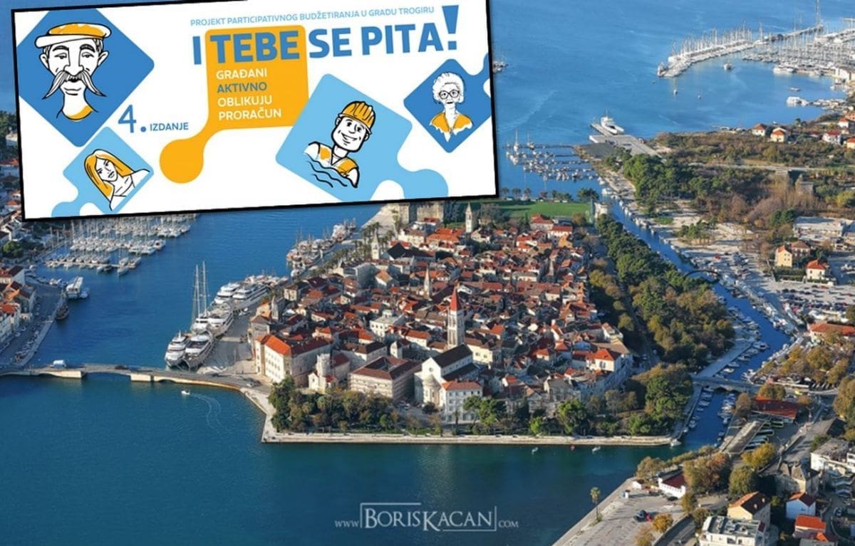 TROGIR Započinje 4. izdanje „I tebe se pita!“: "Građani, šaljite prijedloge malih komunalnih investicija u vašem susjedstvu!"